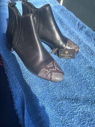 Botin de piel