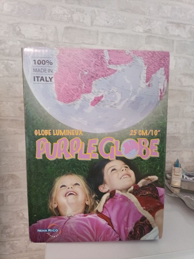 Bola del mundo lámpara 