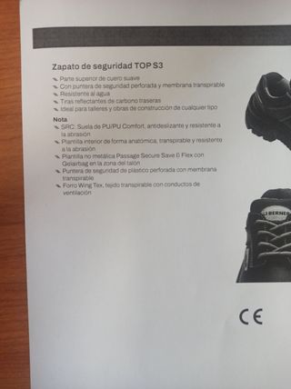 Zapato seguridad