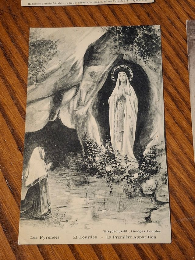 N.4 cartoline francesi vintage