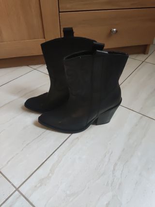 Botin piel cawboy