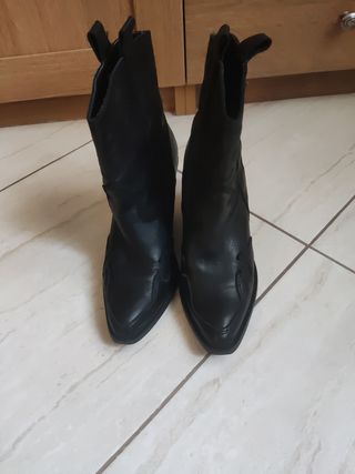 Botin piel cawboy