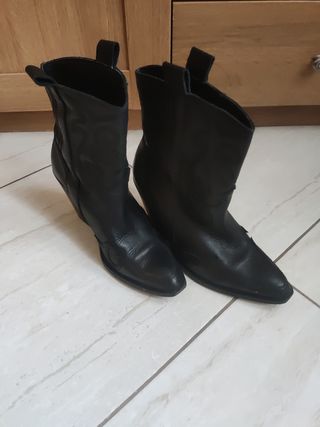 Botin piel cawboy