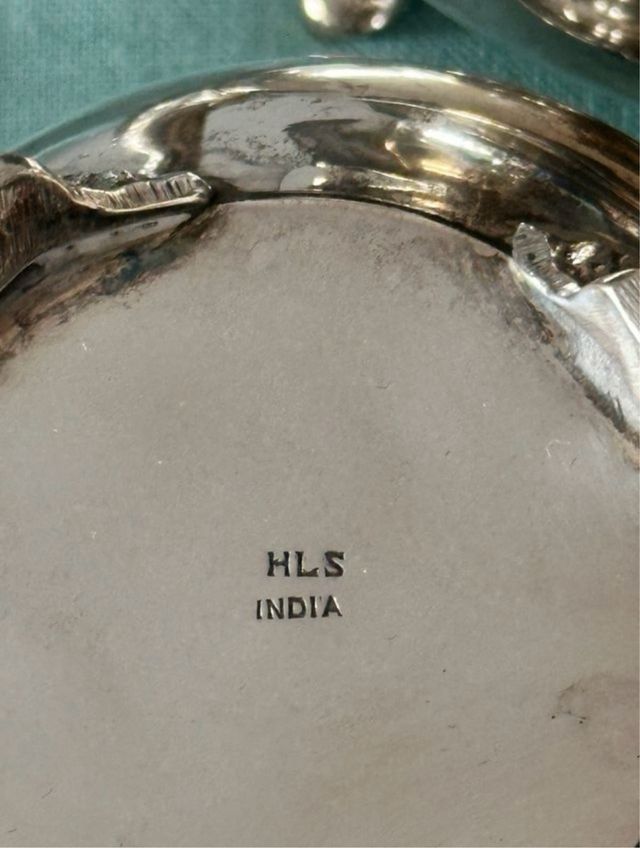 6 Piezas juego de café y té antiguas de la India