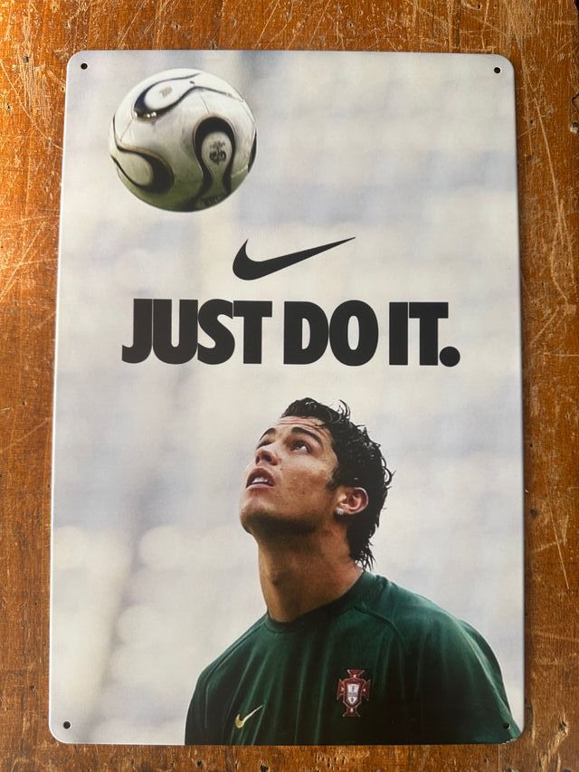 Cristiano Ronaldo - Poster Insegna Targa