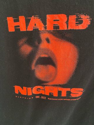 Camiseta hard nights techno Alemania