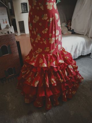 Traje flamenca gitana sevillana t.42