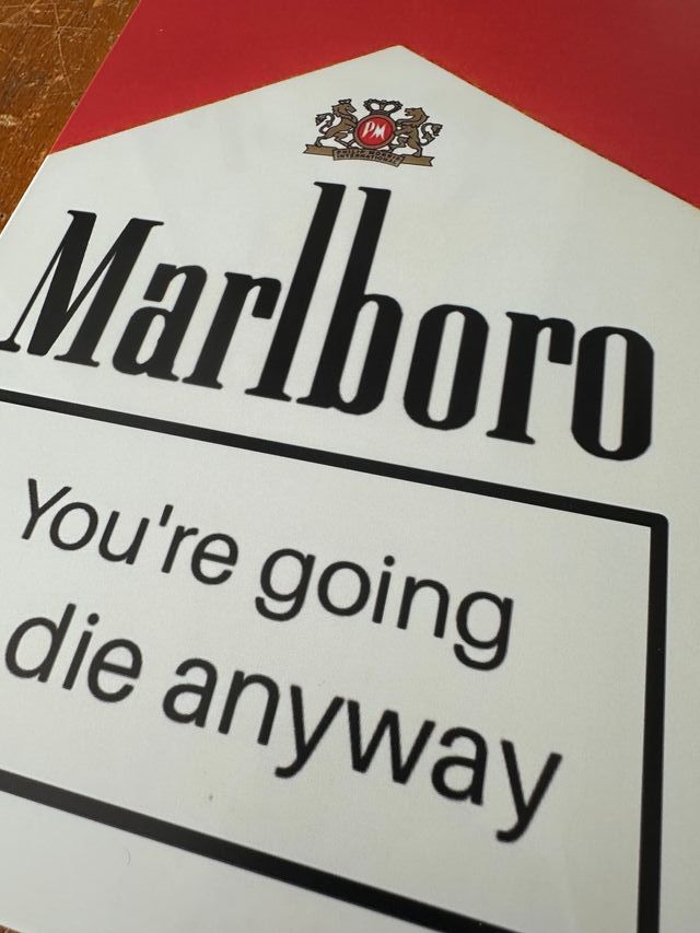 Marlboro - Poster Targa Alluminio