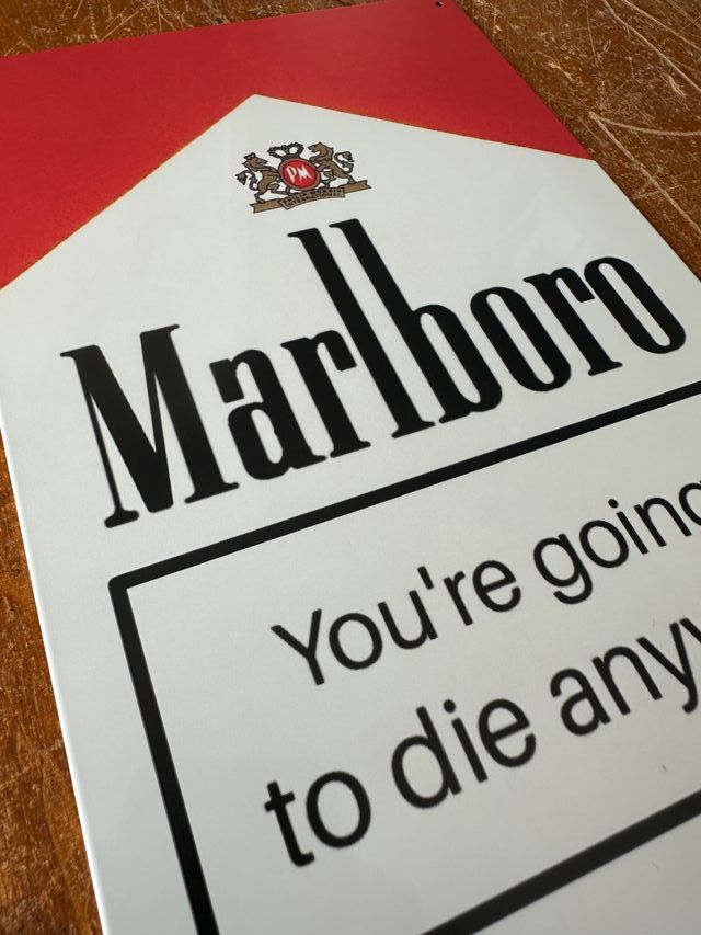 Marlboro - Poster Targa Alluminio