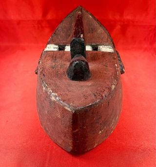 Espectacular máscara africana pueblo Lwalwa