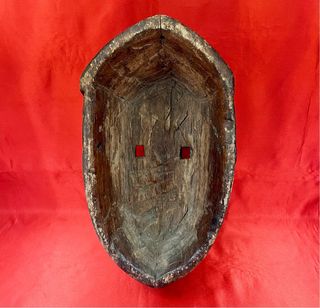 Espectacular máscara africana pueblo Lwalwa