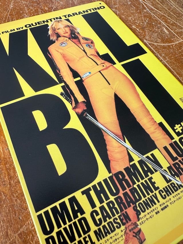 Kill Bill - Poster Insegna Targa in alluminio