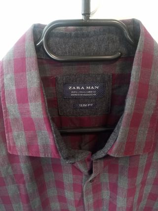 Camisa Zara cuadros