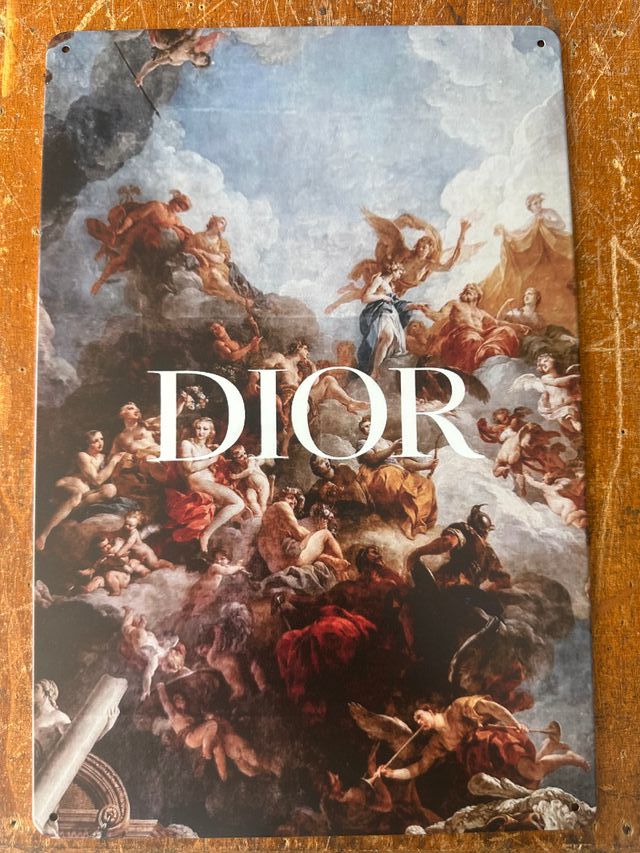Dior - Poster Targa Insegna in alluminio