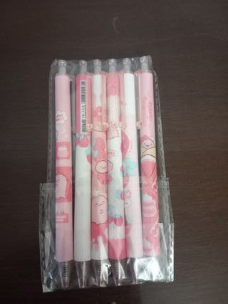 -Pack de 6 bolígrafos de gel