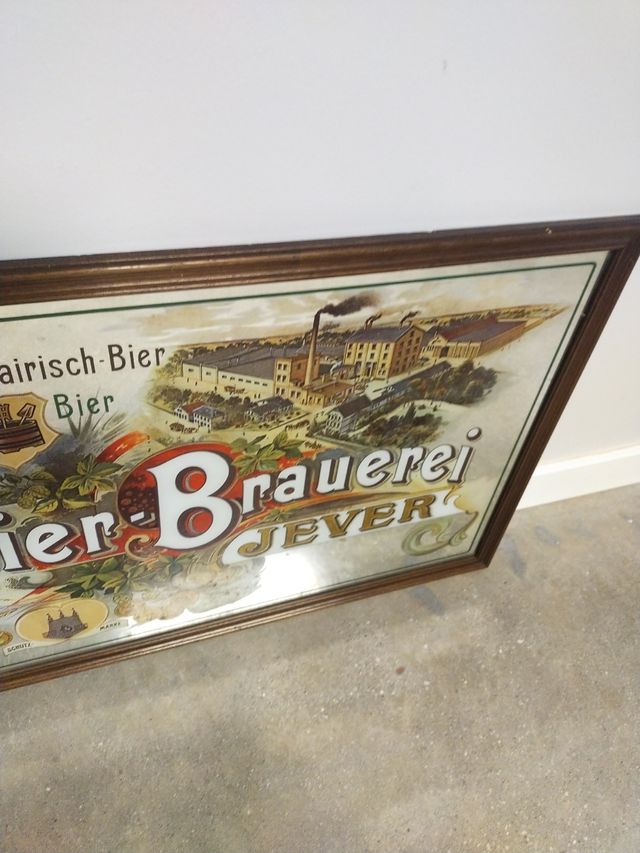 Espejo cerveza alemana "JEVER"