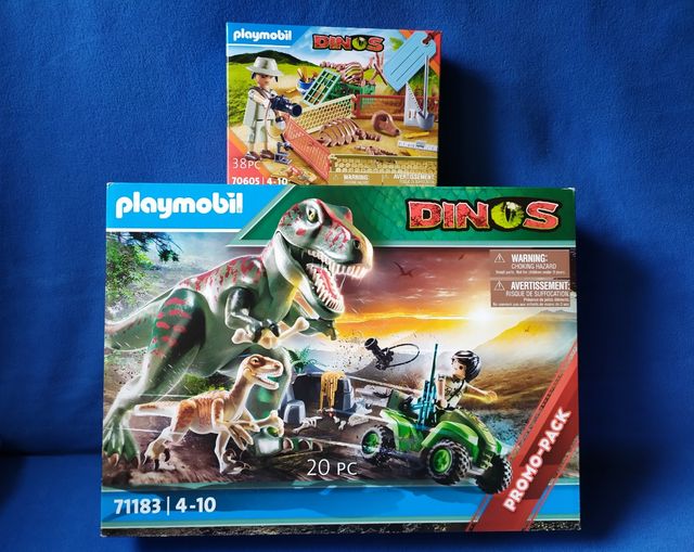 Lote Playmobil Dinos. 71183 y 70605