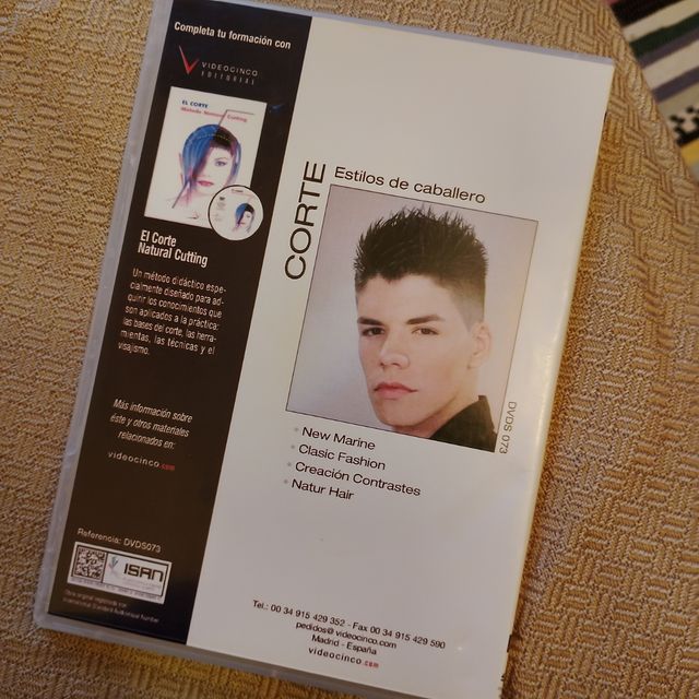 DVDs formación peluquería
