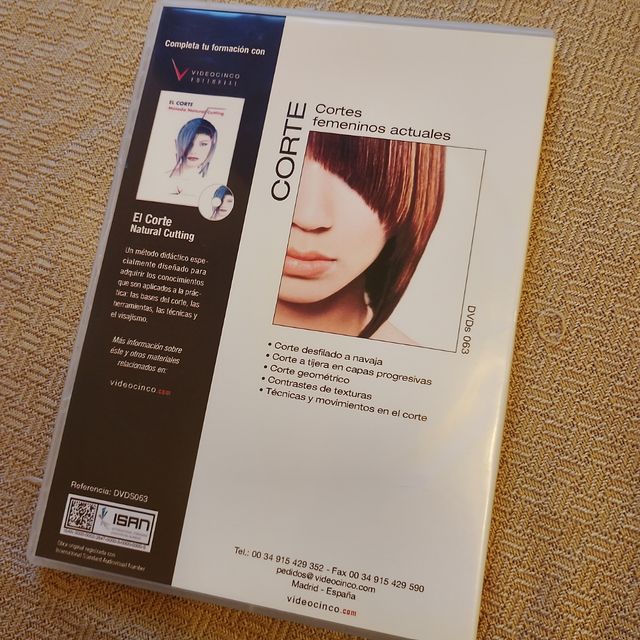 DVDs formación peluquería