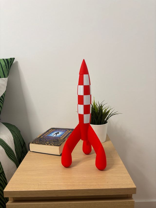 Razzo Tintin 3D da 25 cm