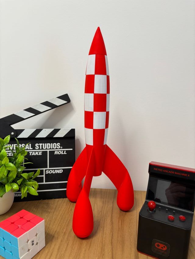 Razzo Tintin 3D da 25 cm