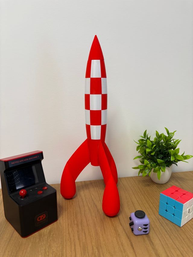 Razzo Tintin 3D da 25 cm