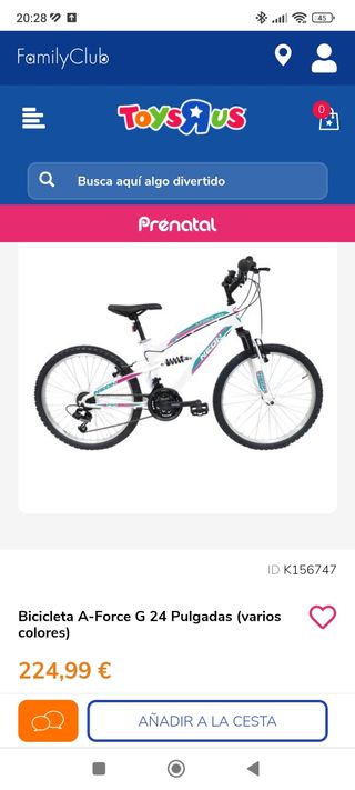 Bicicleta infantil