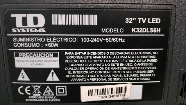 Televisor led TD Systems 32 K32DLS6H