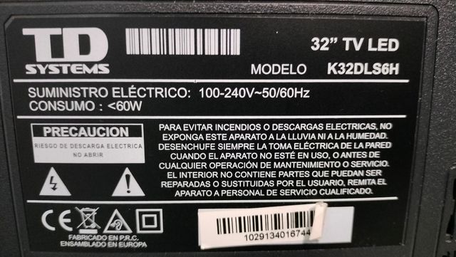 Televisor led TD Systems 32 K32DLS6H