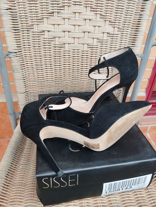 Zapatos de tacón negro Talla 38
