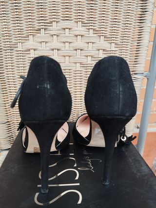 Zapatos de tacón negro Talla 38
