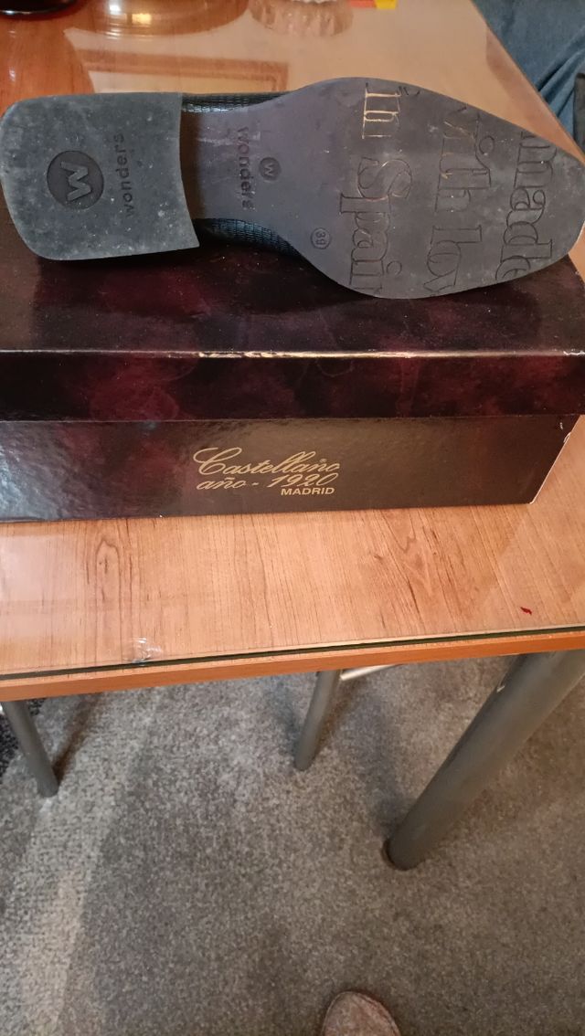 Zapatos señora negros Wonders