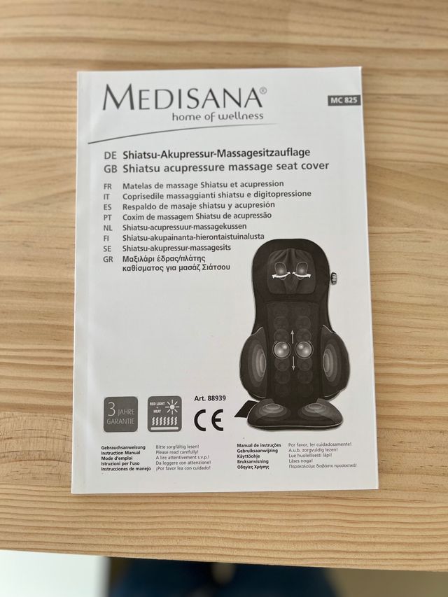 Medisana MC 825 Asiento Masaje de espalda y cuello