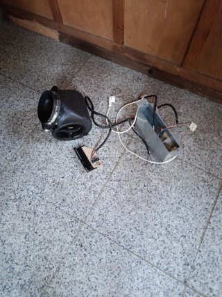 Motor extractor campana cocina