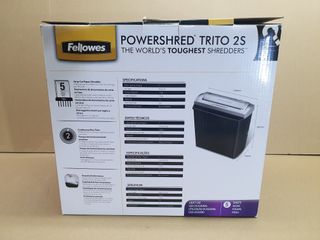 Destructora trituradora de papel Fellowes Trito 2S