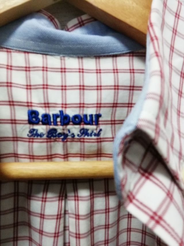 Camisa Barbour talla 14 años