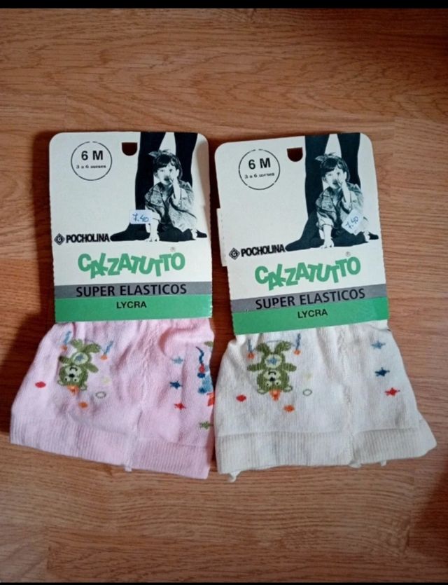 2 leotardos de pocholo bebe