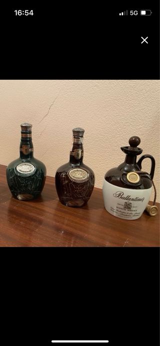 3 bottiglie di whisky da collezione