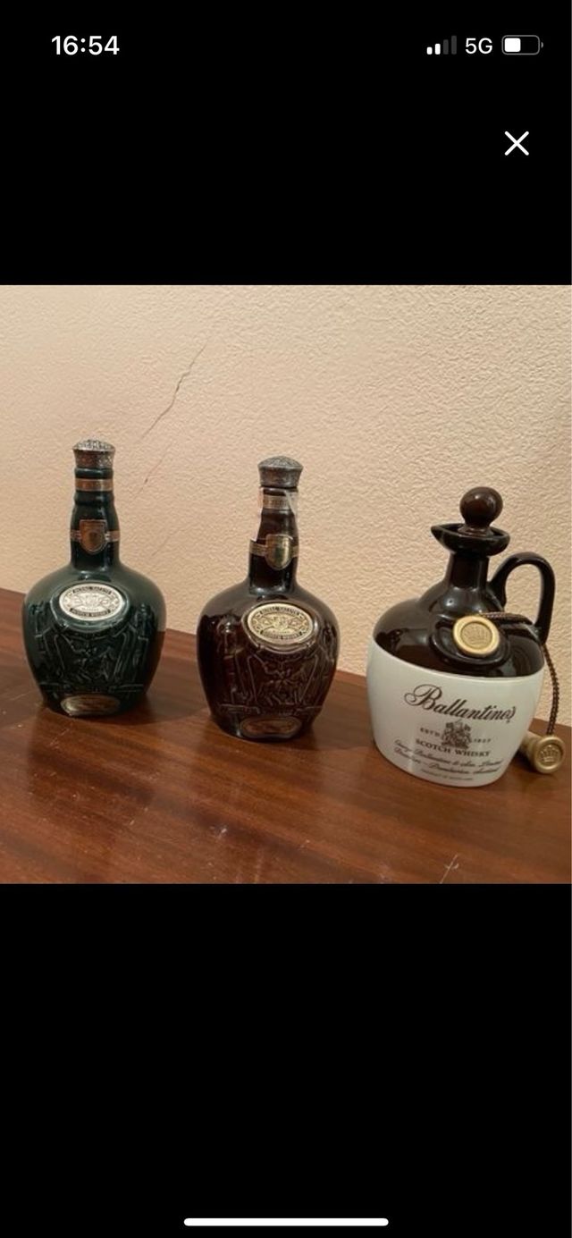 3 Botellas coleccionismo whisky
