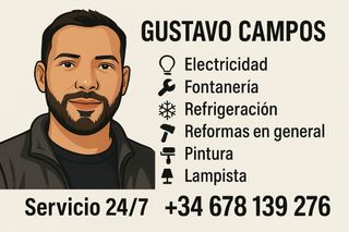 Servicios, electricista , lampista.etc