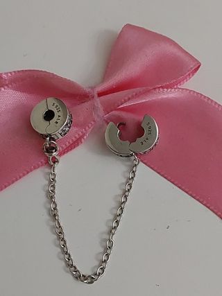 Cadena de seguridad en plata S 925.