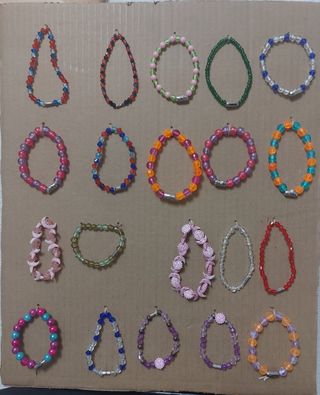 Lote pulseras niña