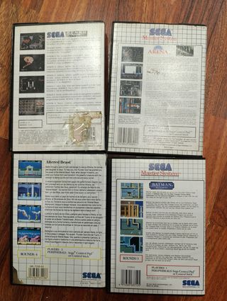 Videojuegos Master system 