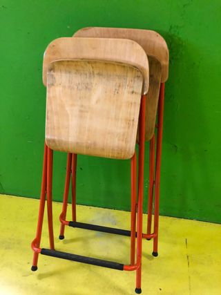 2 Sillas altas plegables