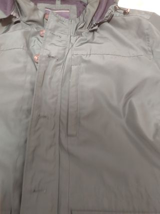 Chaqueta Parka impermeable verde XL