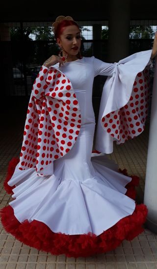 Traje esclusibo de flamenca ,