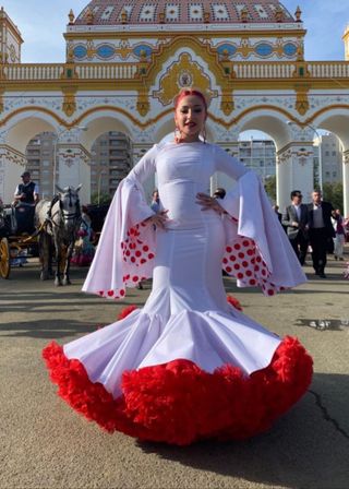 Traje esclusibo de flamenca ,