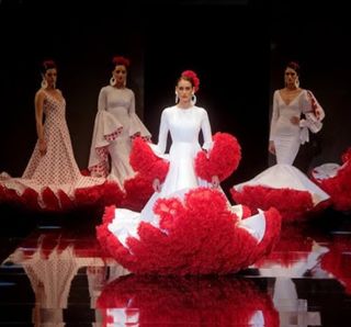 Traje esclusibo de flamenca ,