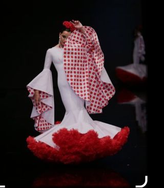 Traje esclusibo de flamenca ,