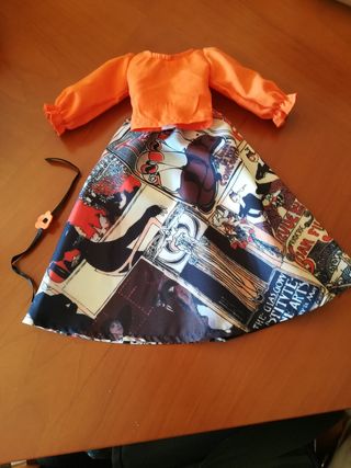 Vestido nancy tusset nuevo con zapatos